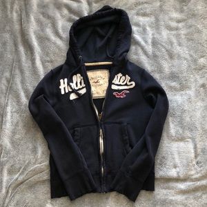 Hollister Navy Mens Hoodie Size Small